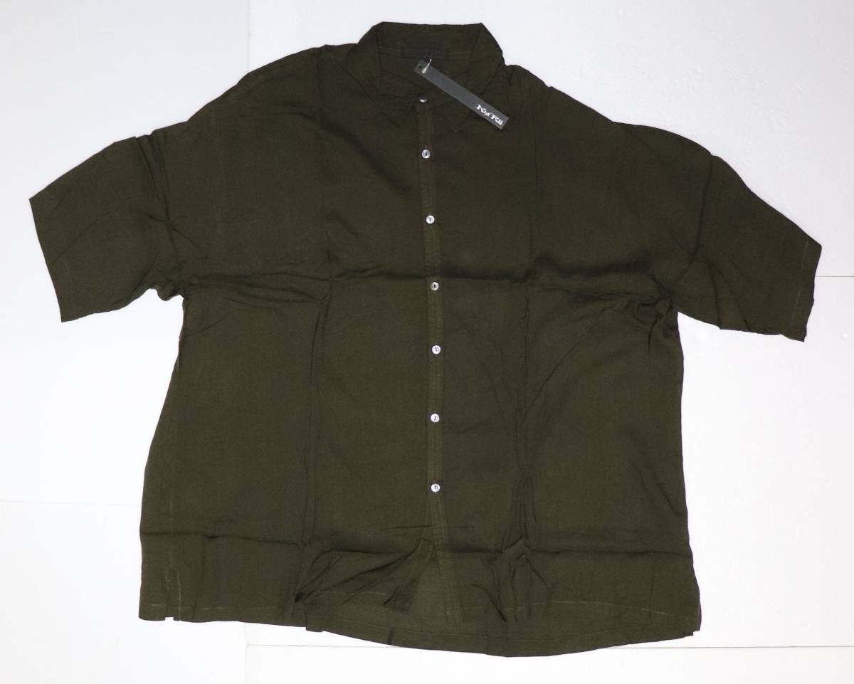 新品 本物 KMRii Rayon Box Shirt / AL シャツ 2001-SH02C/AL 3 ケムリ 6336