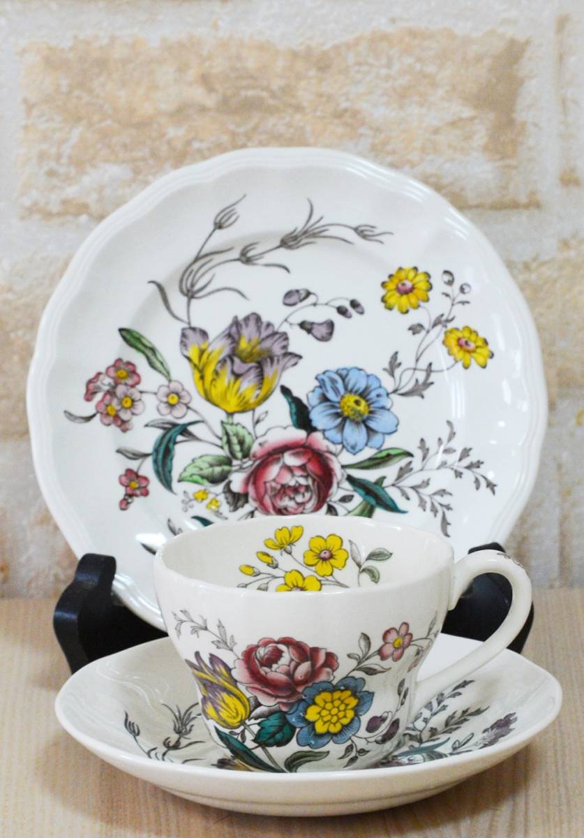 超レア美品☆　Spode　ゲインズボロー　Gainsborough トリオ