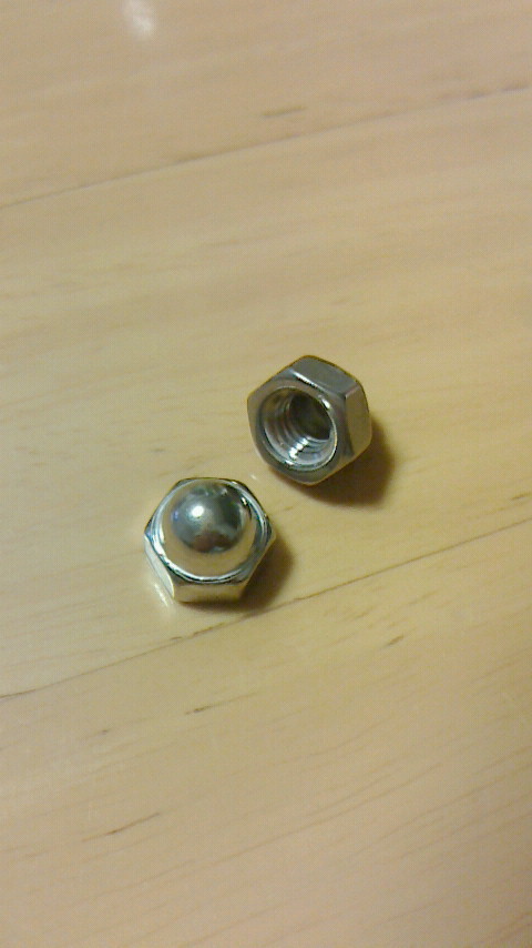  cap nut M6 made of stainless steel 2 piece 