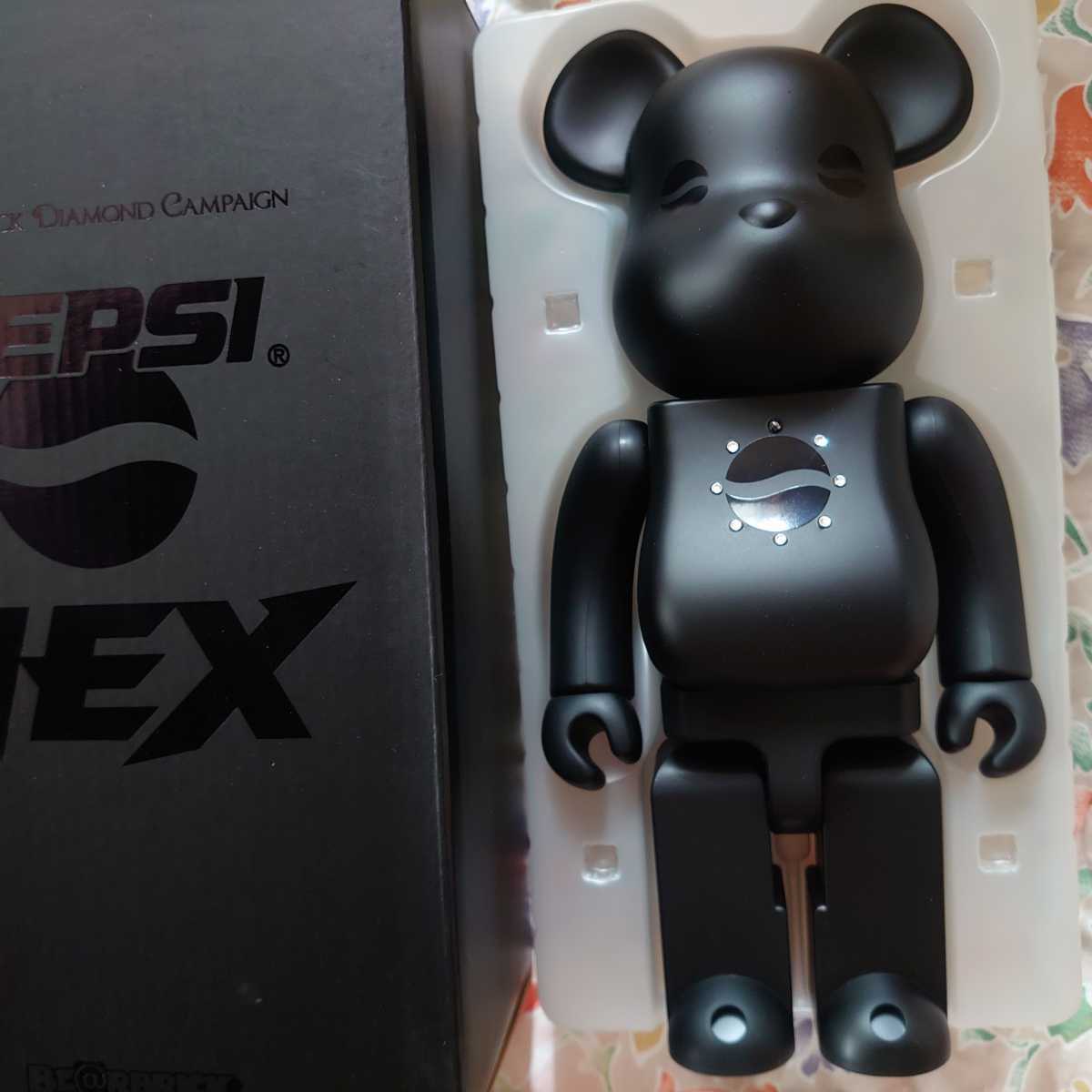 新品 BE@RBRICK 400% PEPSI NEX BLACK DIAMOND 当選品 ベアブリック