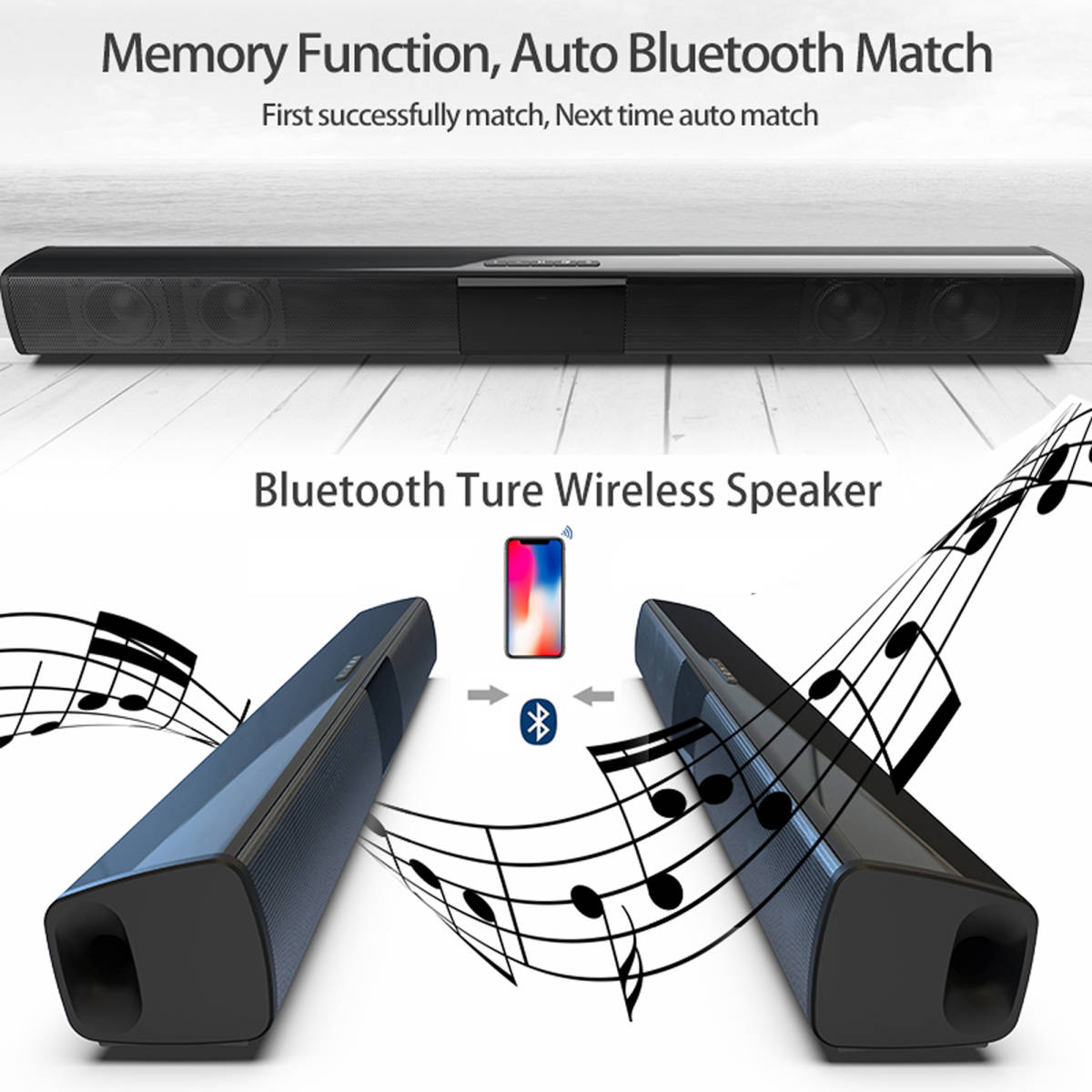  выгода домашний театр (эффект живого звука) звуковая система bluetooth динамик для телевизора компьютер динамик звук балка сабвуфер радио 