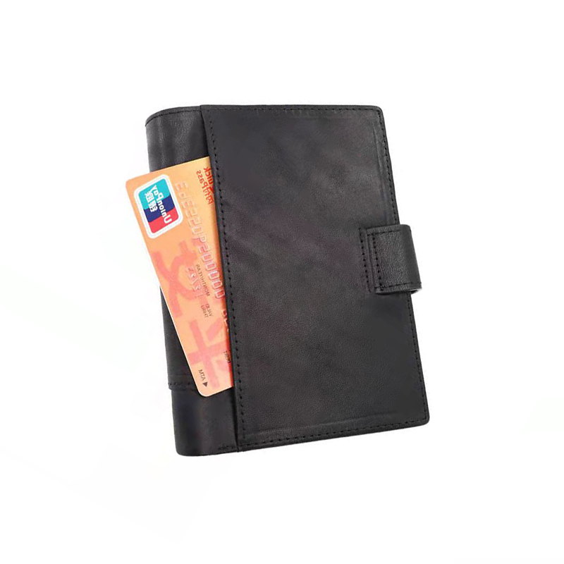 お得 男性用 折りたたみ財布 本革ウォレット RFIDカードホルダー,ヴィンテージ ブラック ブラウン 2種類_画像4