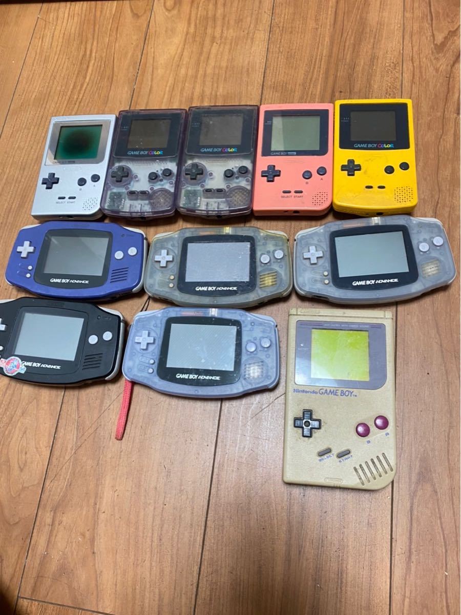 ゲームボーイ ゲームボーイカラー 任天堂 ゲームボーイアドバンス 11台