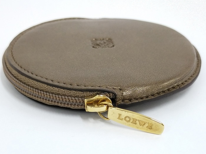 LOEWE コインケース アナグラム レザー ブロンズ www.pn-tanjungkarang