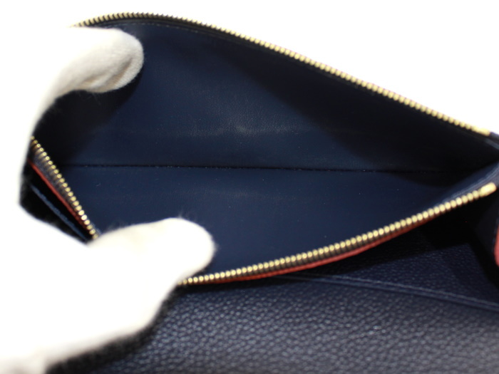 LOUIS VUITTON 二つ折り長財布 ポルトフォイユエミリー モノグラムアン