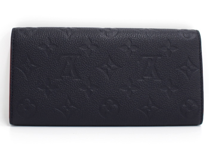 LOUIS VUITTON 二つ折り長財布 ポルトフォイユエミリー モノグラムアン