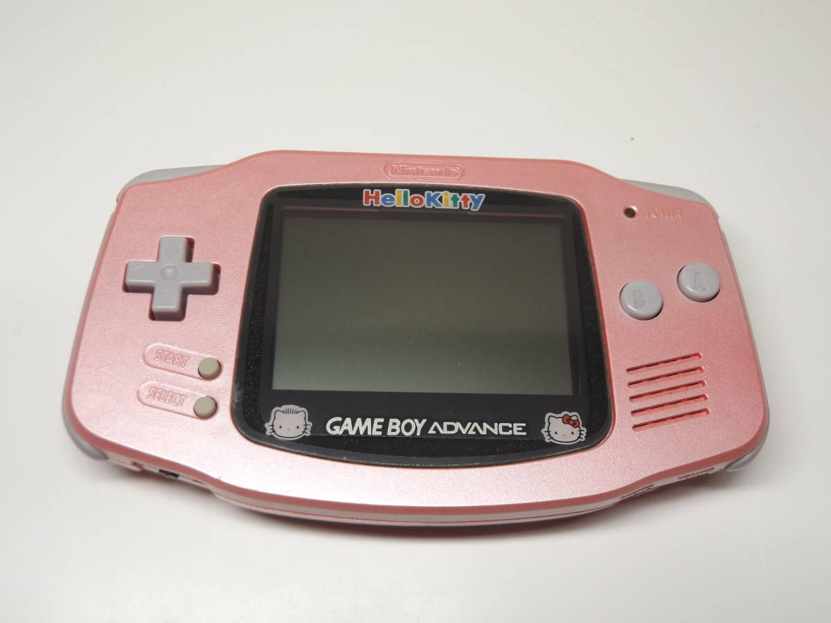 GBA ゲームボーイアドバンス　本体　ハローキティ　動作品