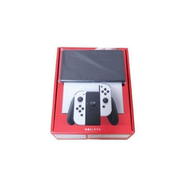 新品 未使用Nintendo Switch ニンテンドースイッチ 有機ELモデル 新型 ホワイト 本体 箱付き Joy-Con ジョイコン ドックセット  付属品なし
