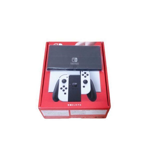 新品 未使用Nintendo Switch ニンテンドースイッチ 有機ELモデル 新型 ホワイト 本体 箱付き Joy-Con ジョイコン ドックセット 付属品なし