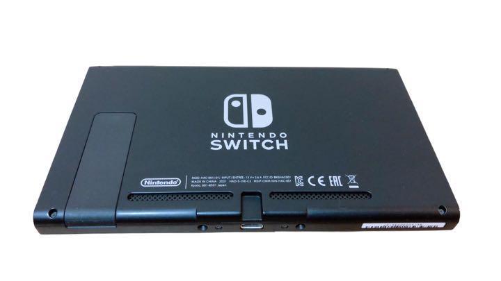 送料無料 動作OK ニンテンドースイッチ Nintendo Switch 本体 新型 バッテリー拡張版 ネオンブルー レッド 箱付き ジョイコン＆ドックなし