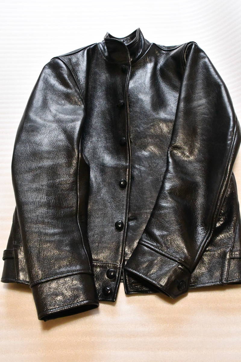 WEST RIDE WATSONVILLE LEATHER COAT 38 ブラック ウエストライド