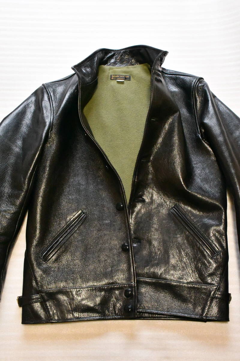 WEST RIDE WATSONVILLE LEATHER COAT 38 ブラック ウエストライド