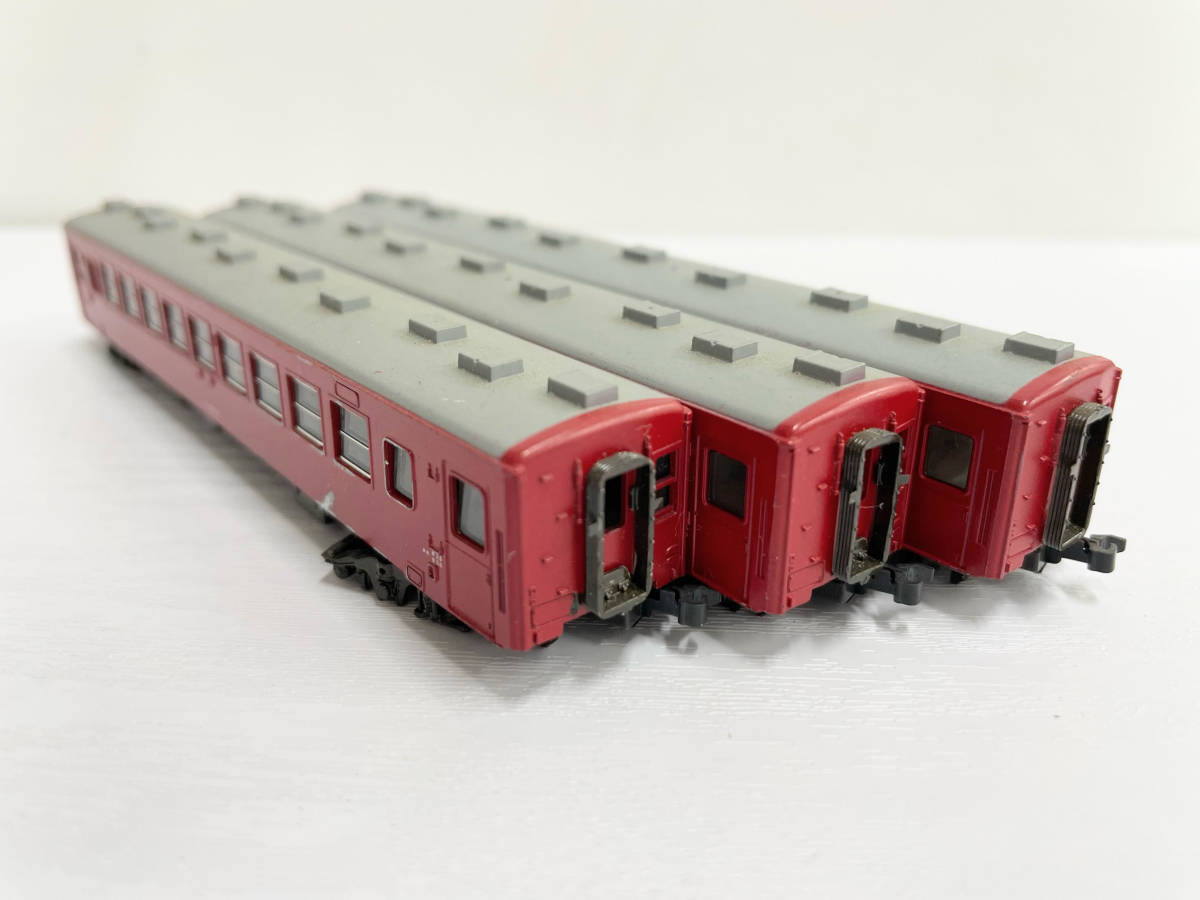 【47872】鉄道模型 TOMIX 2510 オハ50 17 国鉄客車 3両セット 現状品 オハ5017 電車 Nゲージ_画像2