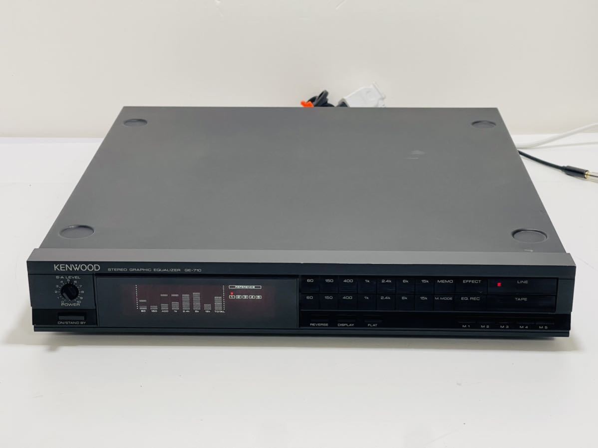 KENWOOD STEREO GRAPHIC EQUALIZER GE-710 MADE IN JAPAN KENWOOD STEREO GRAPHIC EQUALIZER GE-710 MADE IN JAPAN