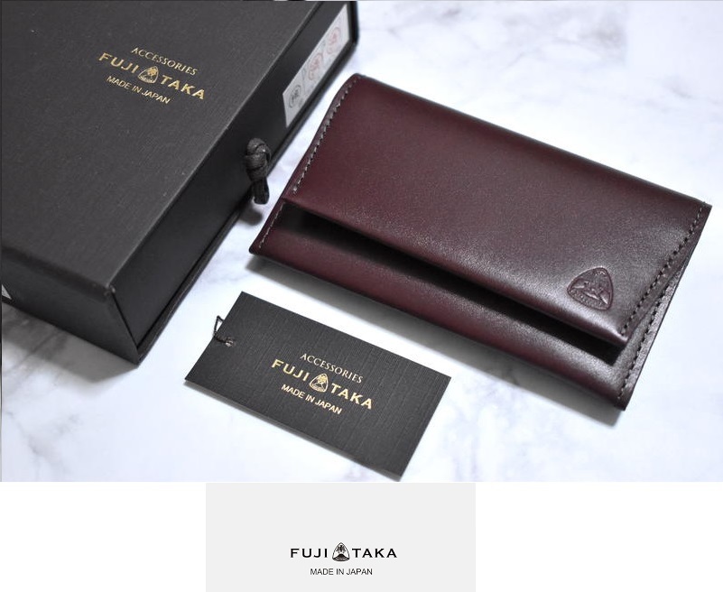 新品 FUJITAKA ボナウド社 ボックスカーフ カードケース 定価20900円