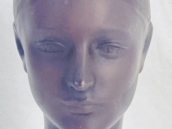 在庫あり 即納 彫刻家 船越保武 少女 頭像 銅像 Y.FUNAKOSHI