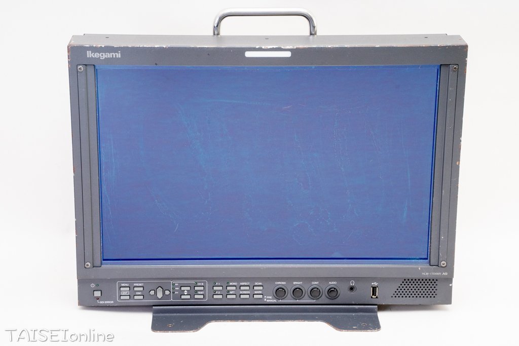 池上通信機 17吋HD液晶モニター Ikegami HLM-1704WR No.3 ジャンク品