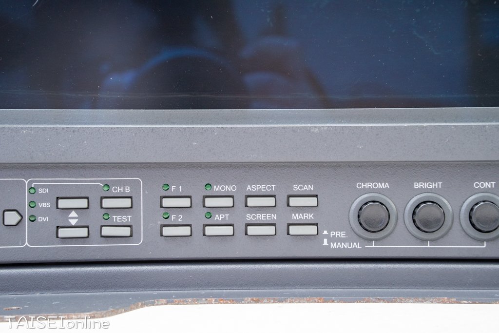 池上通信機 17吋HD液晶モニター Ikegami HLM-1704WR No.3 ジャンク品
