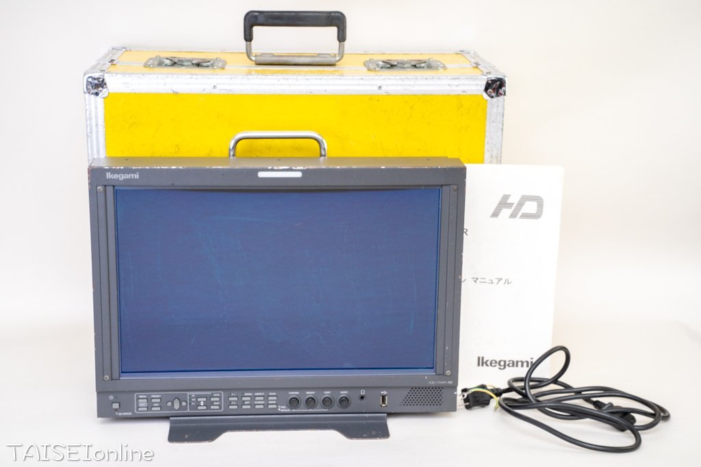 池上通信機 17吋HD液晶モニター Ikegami HLM-1704WR No.3 ジャンク品