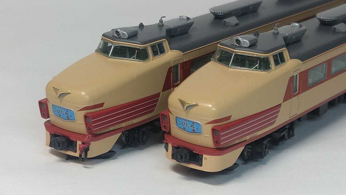 TOMIX 加工品 485系 ひたち 国鉄色 K7編成 7両セット