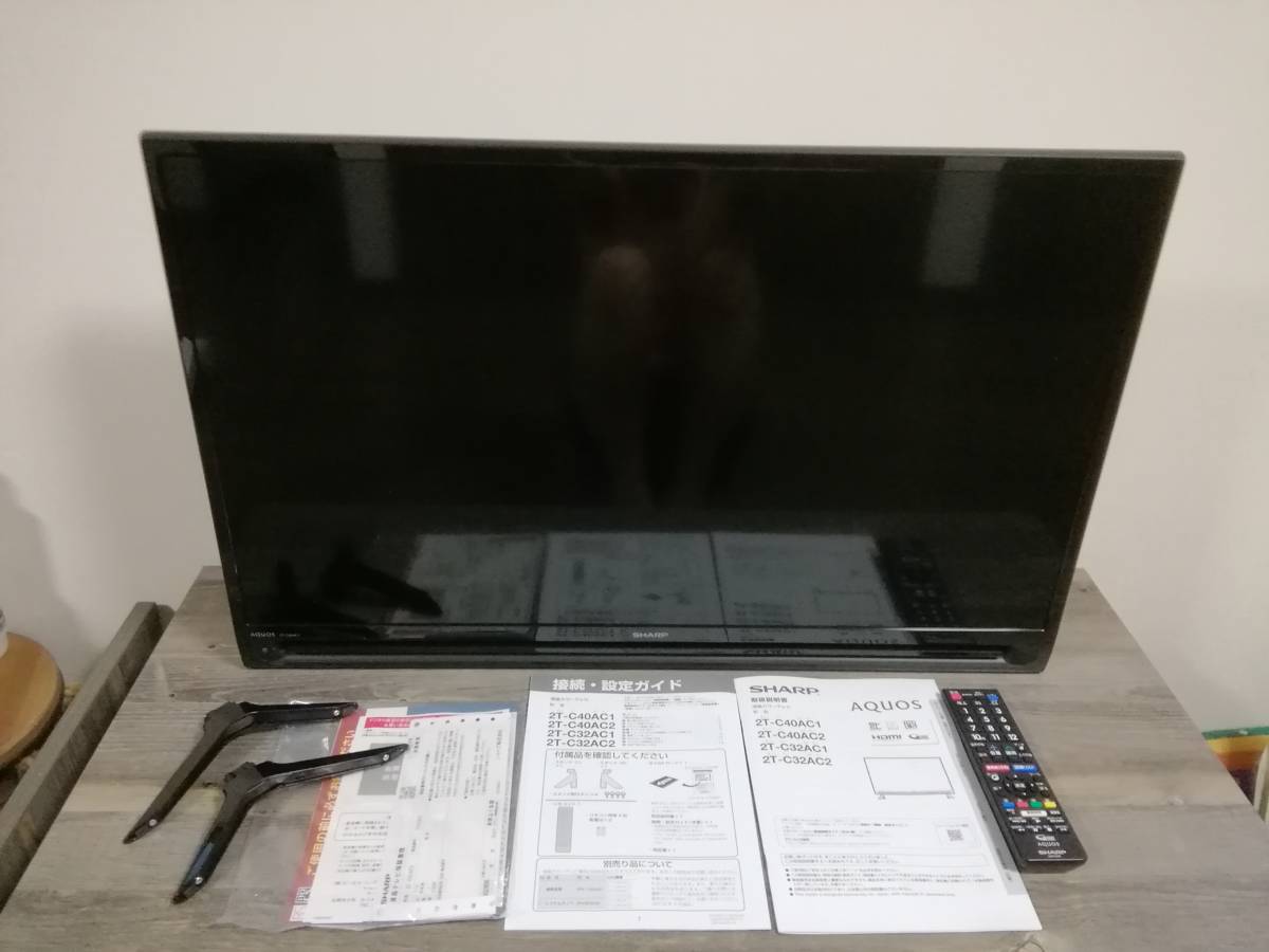 2022年製 / SHARP AQUOS / 32V型 / 2T-C32AC1 / 液晶テレビ / シャープ