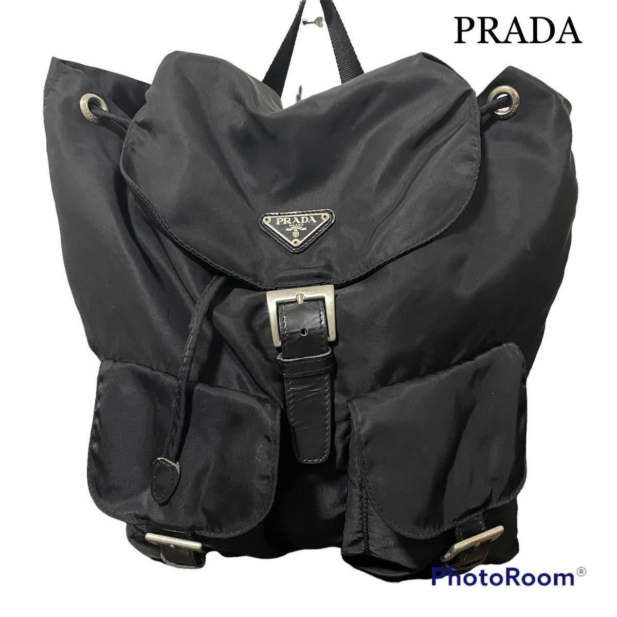 PRADA プラダ リュック ナイロン 黒 holdmeback.com