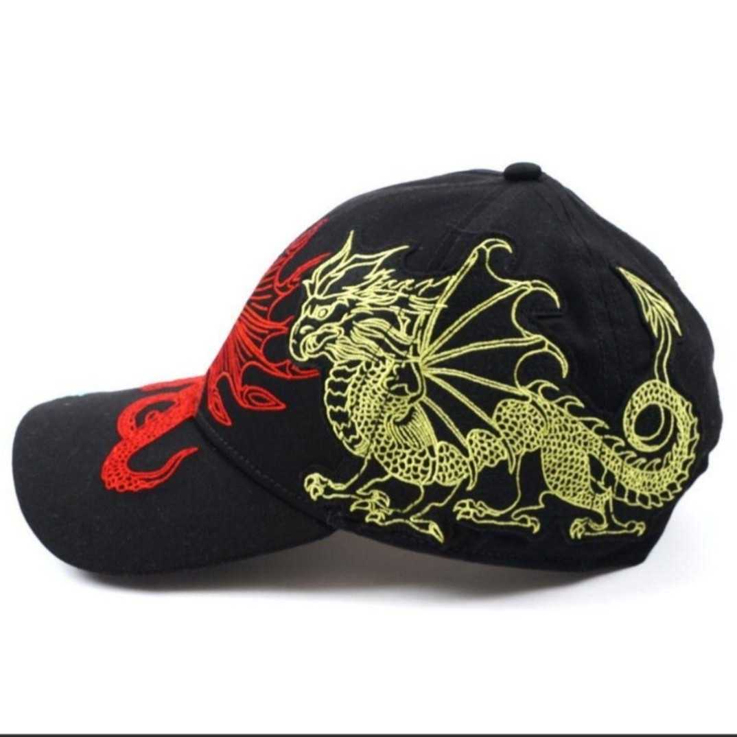 【01】DIESEL ディーゼル/DRAGON HAT/キャップ/ドラゴン刺繍_画像3