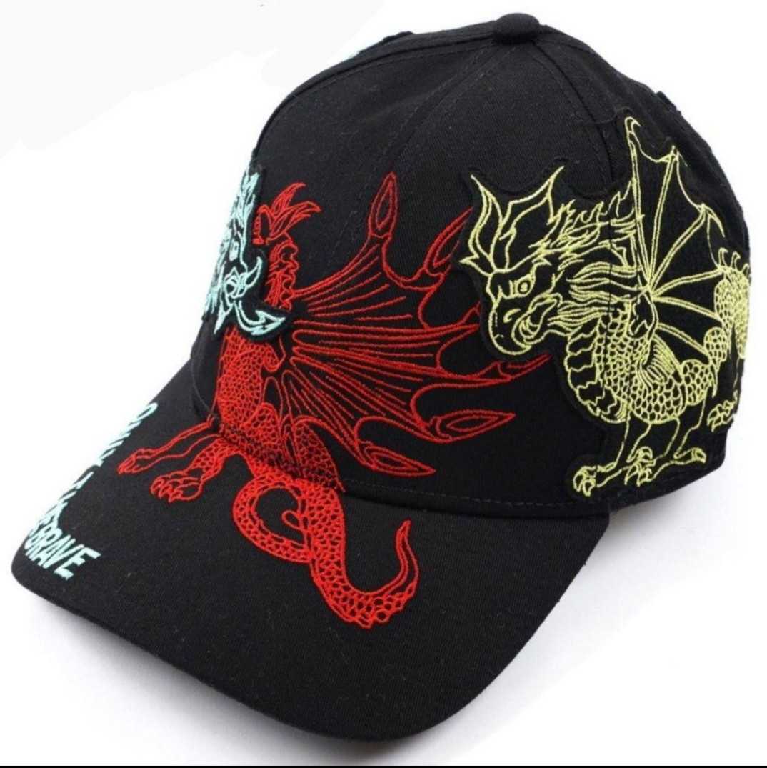 【02】DIESEL ディーゼル/DRAGON HAT/キャップ/ドラゴン刺繍_画像1