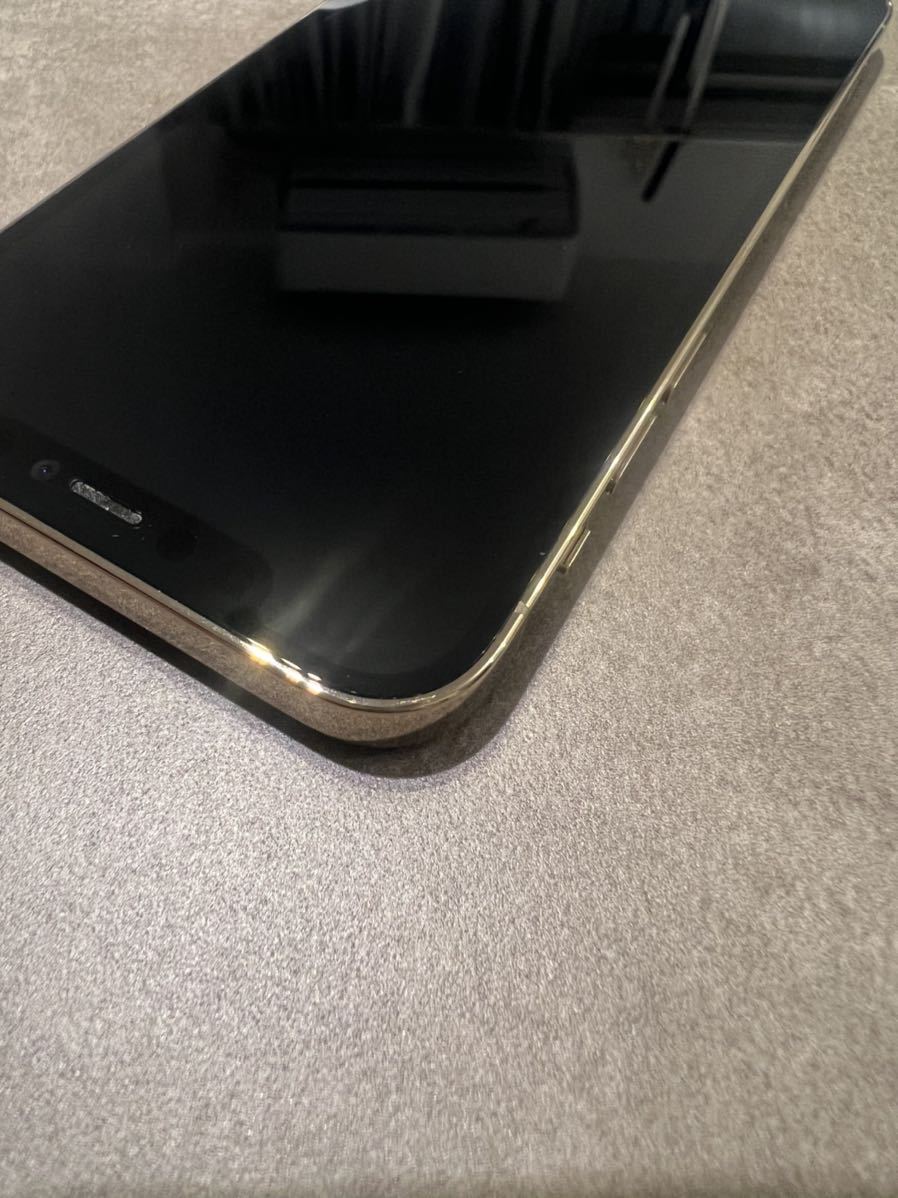 美品 送料無料 iPhone12 Pro ゴールド 256GB バッテリー残量 90% 残債