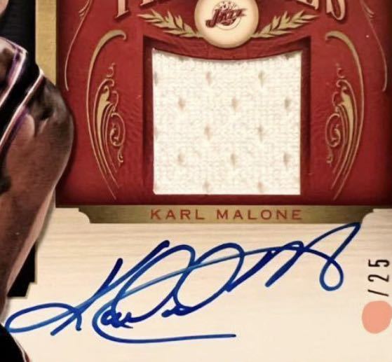 最高級直書/25 Auto Jersey 13 Panini Timeless Treasures Karl Malone