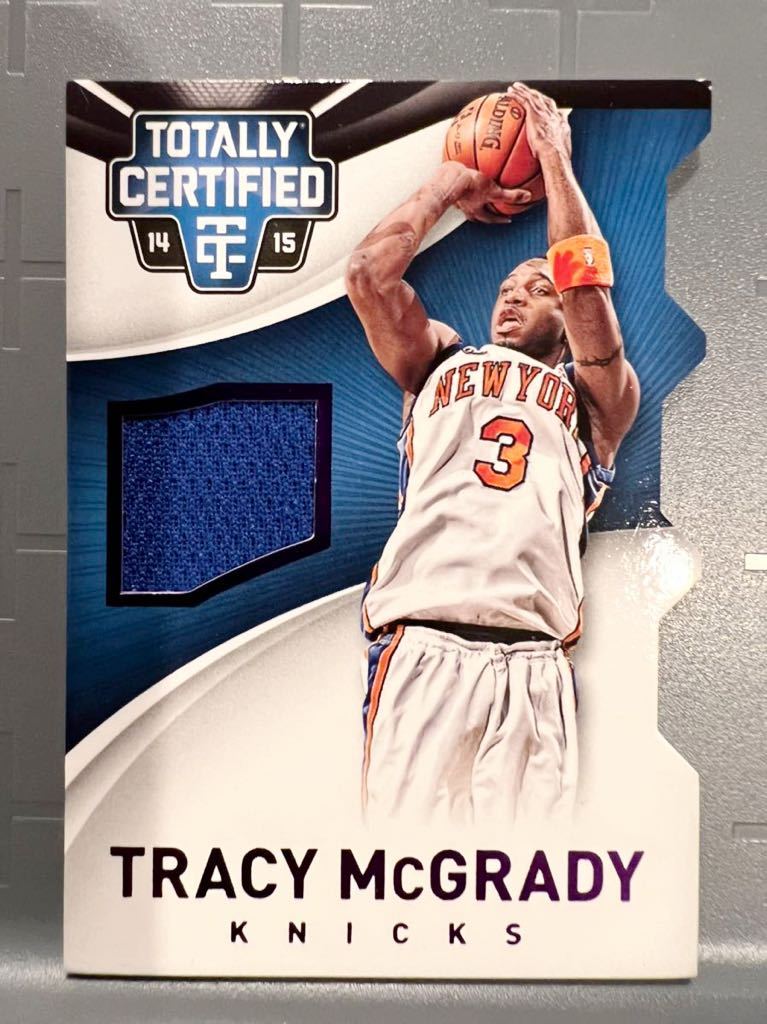 SSP Die-cut/49枚限定 Jersey 14 Panini Tracy McGrady トレイシー・マグレディ NBA ユニフォーム Magic Knicks Rockets バスケ All-star_画像1