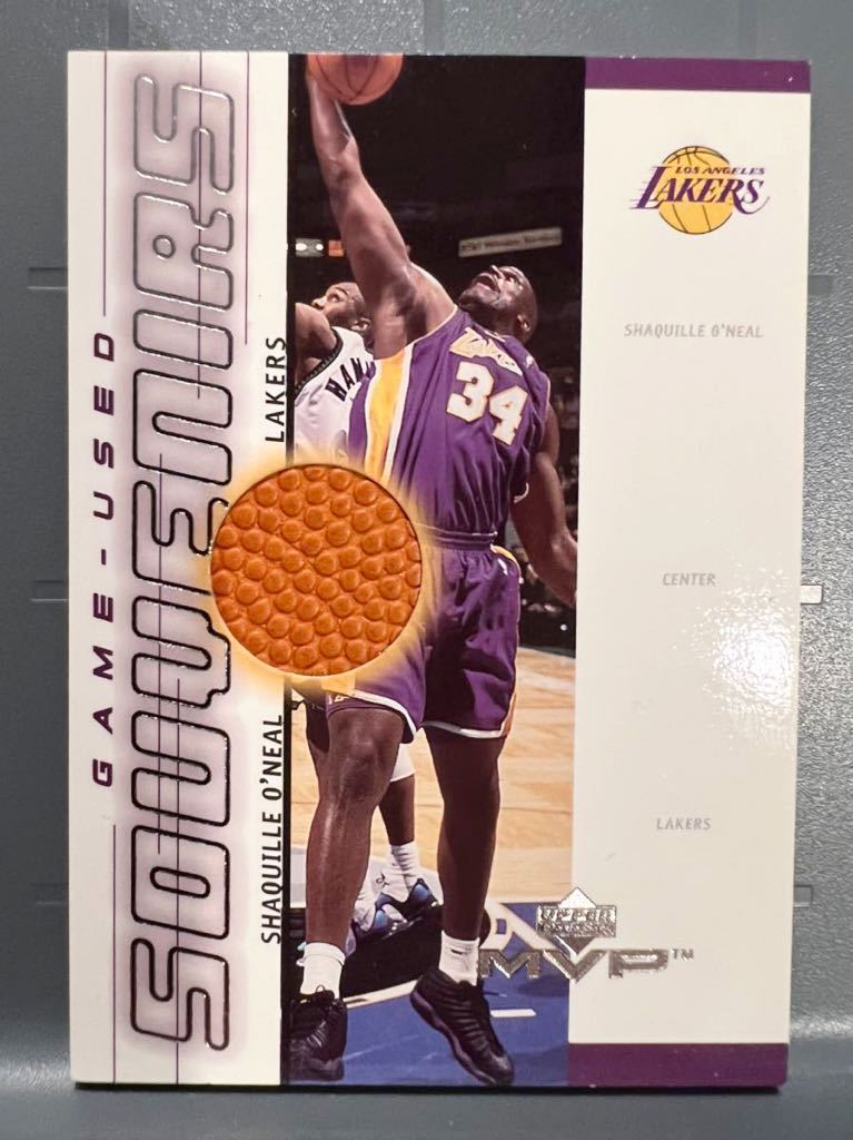 00 Upper Deck MVP NBA 実使用 Ball Shaquille O’Neal Shaq シャキール・オニール ユニフォーム Panini バスケ Lakers レイカーズ ボール_画像1