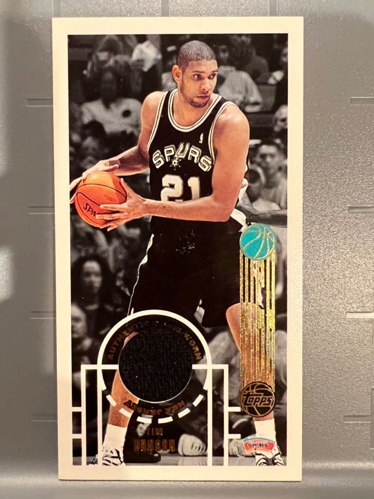 Oversized/425 Jersey Spurs 01 High Topps Tim Duncan ティム・ダンカン NBA バスケ ユニフォーム スパーズ Panini HOF 優勝 All-star MVP