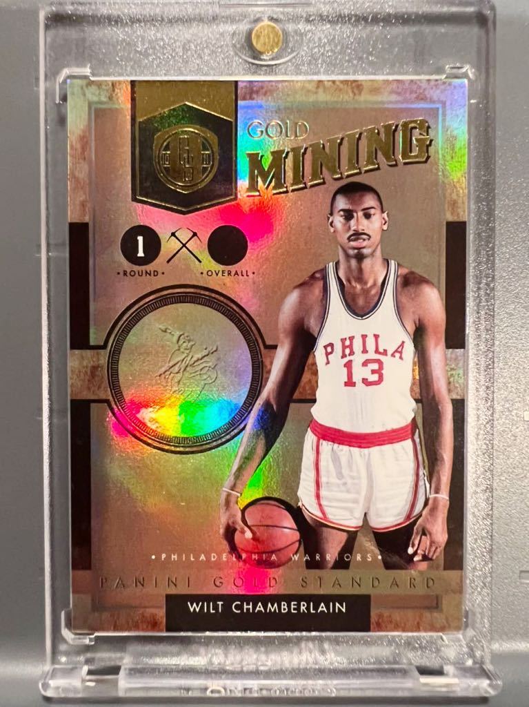 初期最高級版/299 Panini Gold Mining Wilt Chamberlain ウィルト・チェンバレン NBA バスケ MVP Allstar 優勝 7回得点王 11回リバウンド王_画像1
