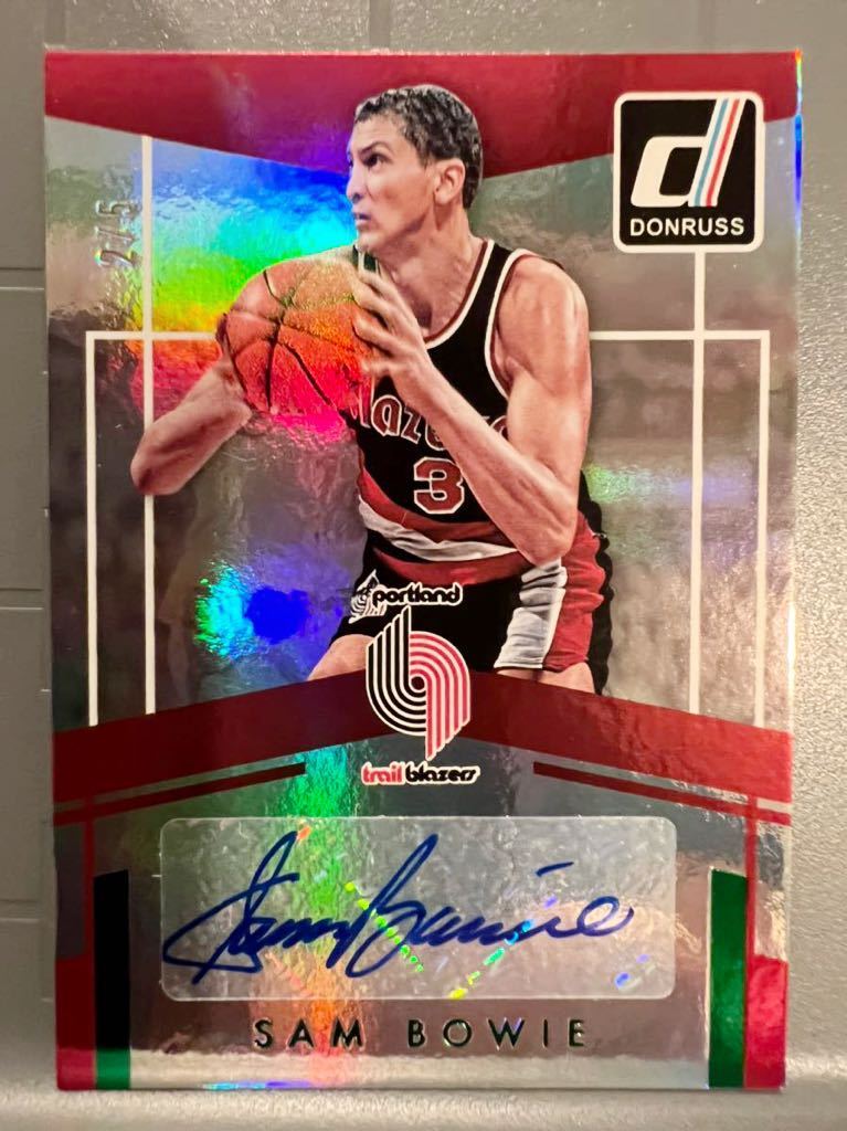 超絶レア Green/5枚限定 16 Panini Sam Bowie サム・ブーイ NBA 直筆