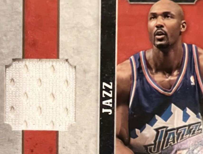 初年度高級版/100 Jersey 09 Panini Timeless Karl Malone カール・マローン NBA 実使用 ユニフォーム Jazz ジャズ バスケ All-star HOF_画像3