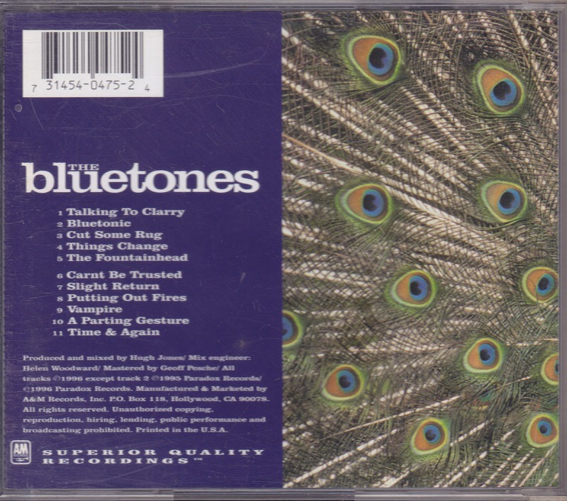 THE BLUETONES / ザ・ブルートーンズ / EXPECTING TO FLY /US盤/中古CD!!56368_画像3