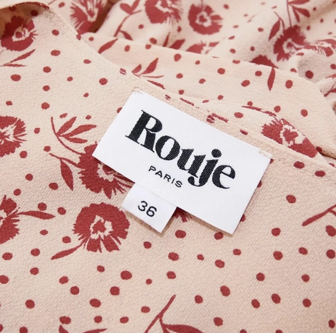 パリブランド Rouje ルージュ 膝丈ワンピース ドレス|PayPayフリマ