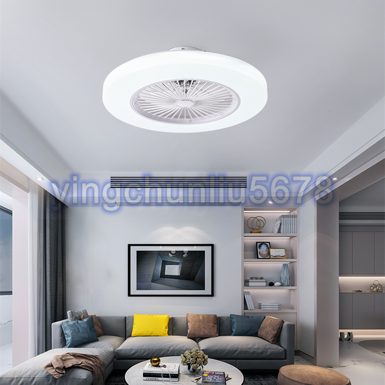 実用品★LEDの天井ファンライトの光 3 LEDライトカラー 3スピードウィンドシャンデリア天井ファンのライトペンダントライト/寝室_画像3
