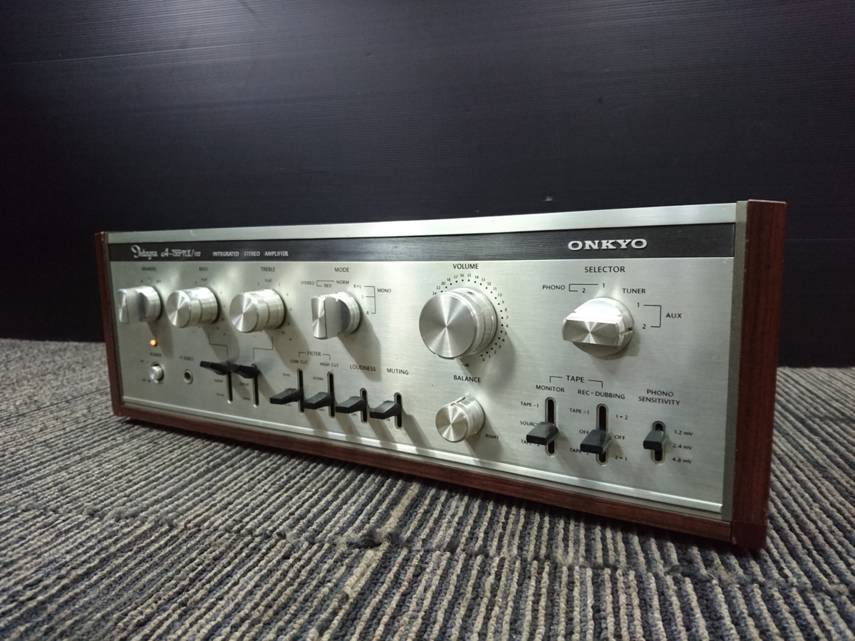 ONKYO オンキヨー Integra A-755NII/100 プリメインアンプ【・完動品】動作確認済み。