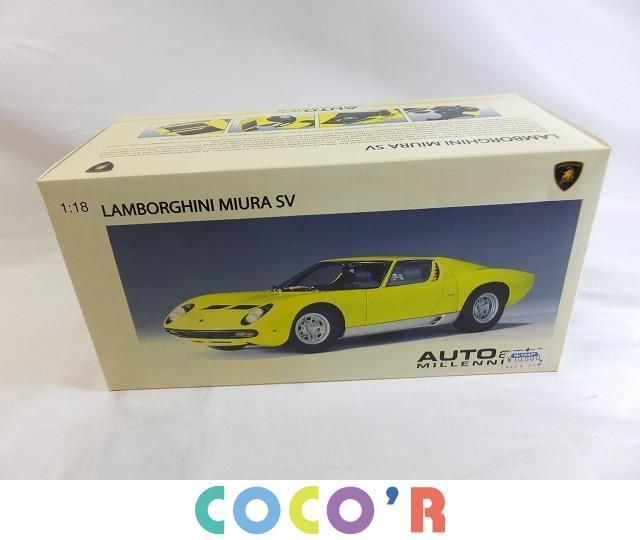 同梱可】品 ミニカー AUTOart オートアート 1/18 Lamborghini Miura