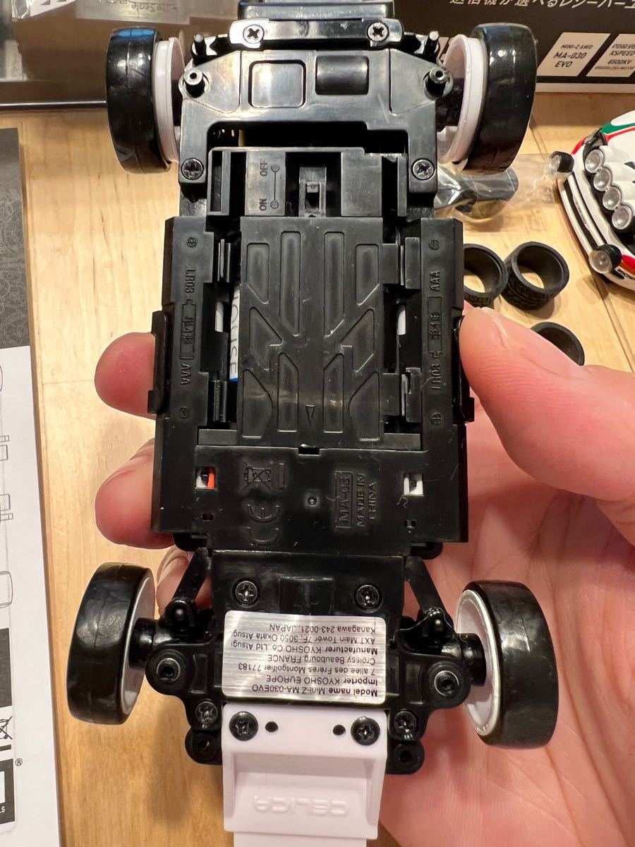 京商ミニッツ AWD MA-030 EVO セリカボディ タイヤ 受信機付き 京商ミニッツ AWD MA-030 EVO セリカボディ タイヤ 受信機付き