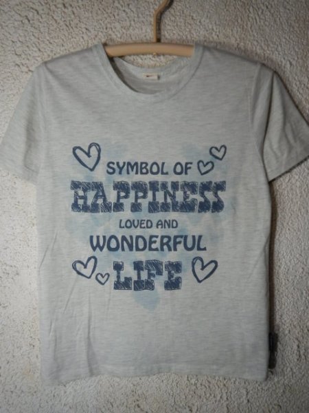 ｎ7880　DRUG　STORE'S　ドラッグ　ストアーズ　半袖　tシャツ　HAPPINESS　人気　送料格安_画像1