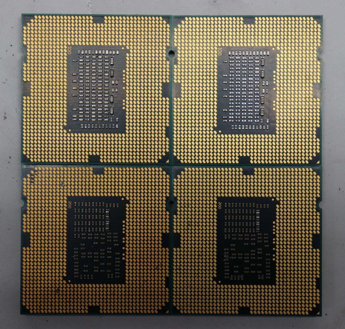 4個セット クリックポスト【ジャンク】 Intel CPU Core i5 650/750/760 LGA1156 第1世代 PCパーツ パソコン インテル デスク用 I080302の画像2