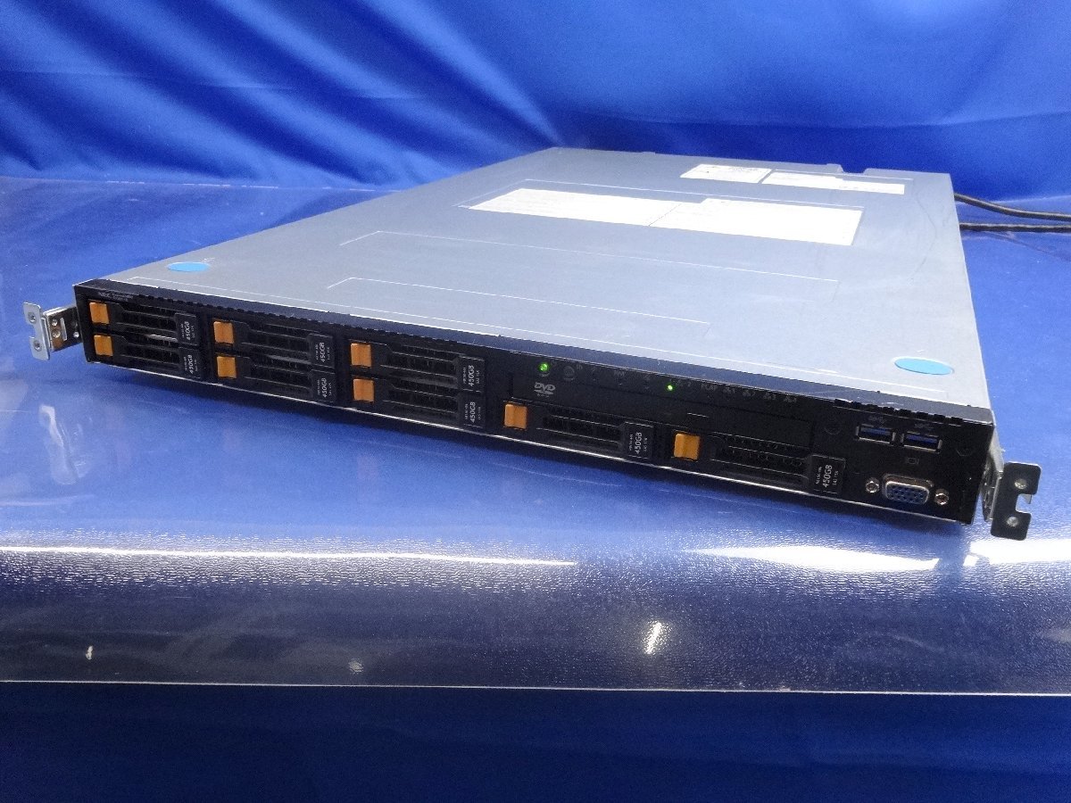 1U ラックサーバー NEC Express5800/R120f-1E/Xeon E5-2620v3 2.40GHz×2/メモリ:96GB/HDD:無/SAS/OS無/1U/ 中古 サーバ S081603_画像1