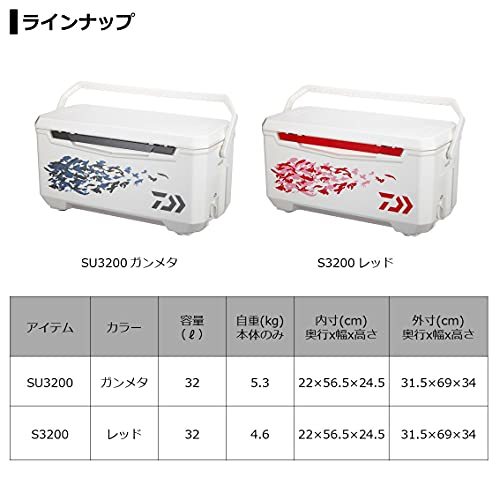 ダイワ(DAIWA) クーラーボックス ライトトランクα SU 3200 IM 35
