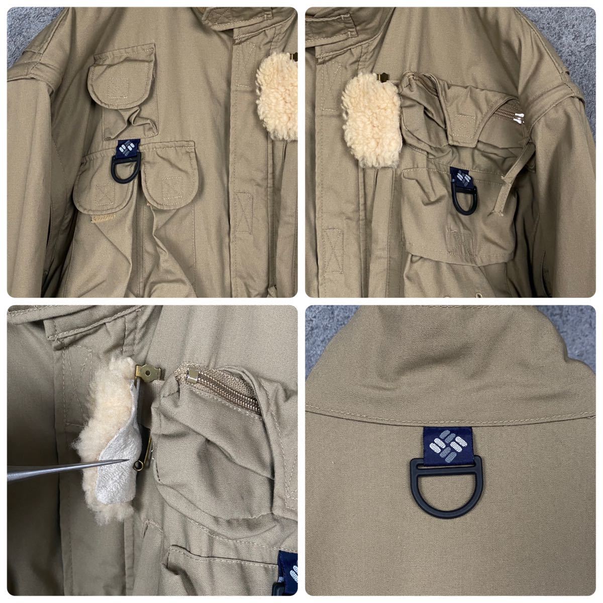 名作 90s Columbia PFG フィッシング ベスト ジャケット 名作 90s Columbia PFG フィッシング ベスト ジャケット