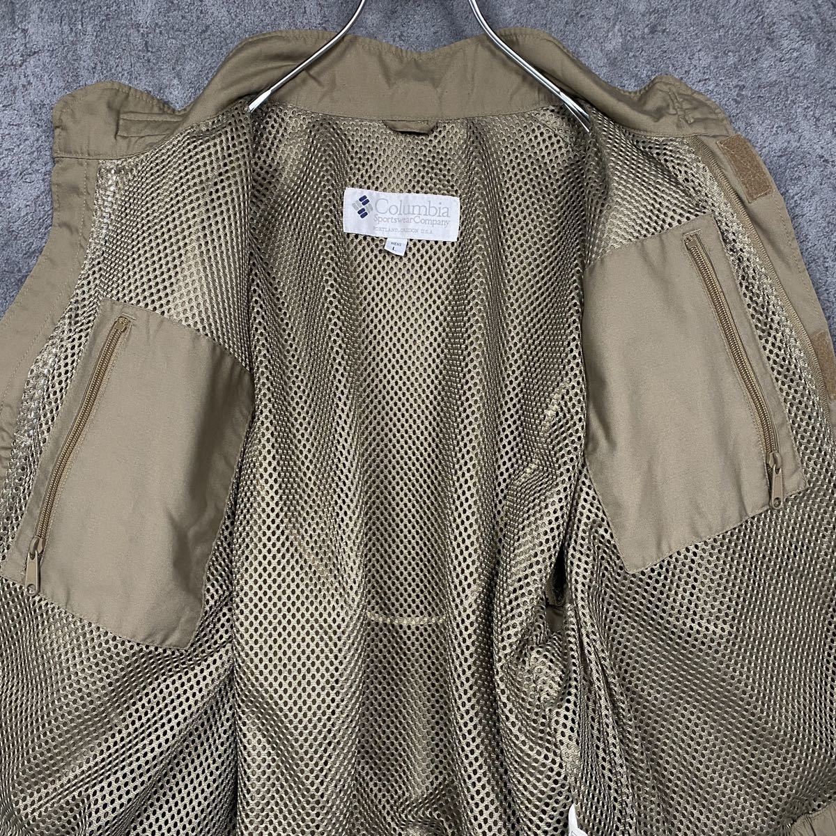 名作 90s Columbia PFG フィッシング ベスト ジャケット 名作 90s Columbia PFG フィッシング ベスト ジャケット