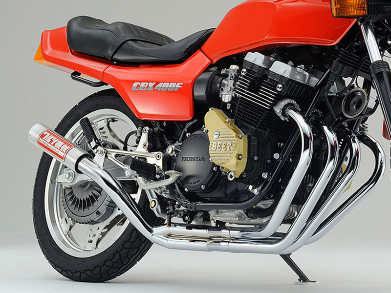 ワルツ機械 マフラー CBX400F メッキ/ パステルロード アウター 機械曲げ CBR400F CBX550F アウター 