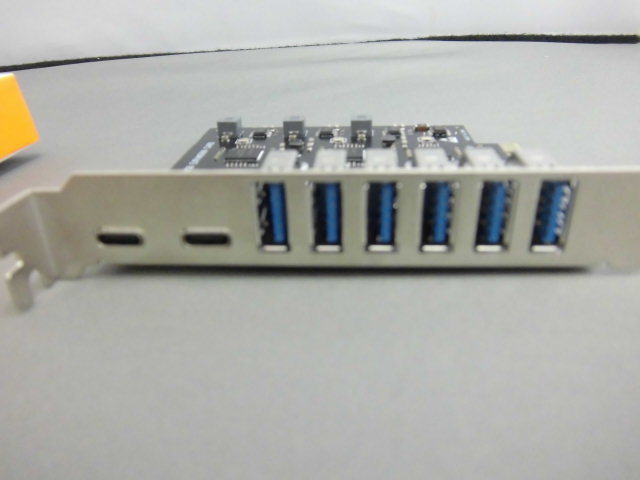 ◆同梱不可◆　ELUTENG USB3.2 Gen1 拡張カード　8ポート　タイプC/タイプA_画像3